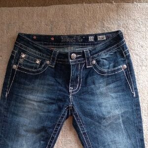 Miss Me Blue High Rise Jeans with Vintage Wash